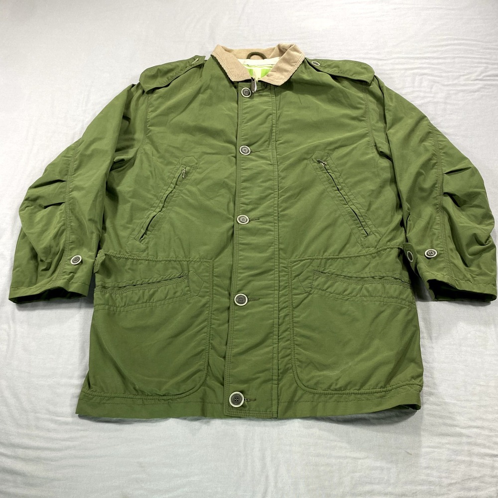 Luhta Legends Jacket Mens XL 36 Green Parka Lined Windbreaker‎ Outdoor Adult
